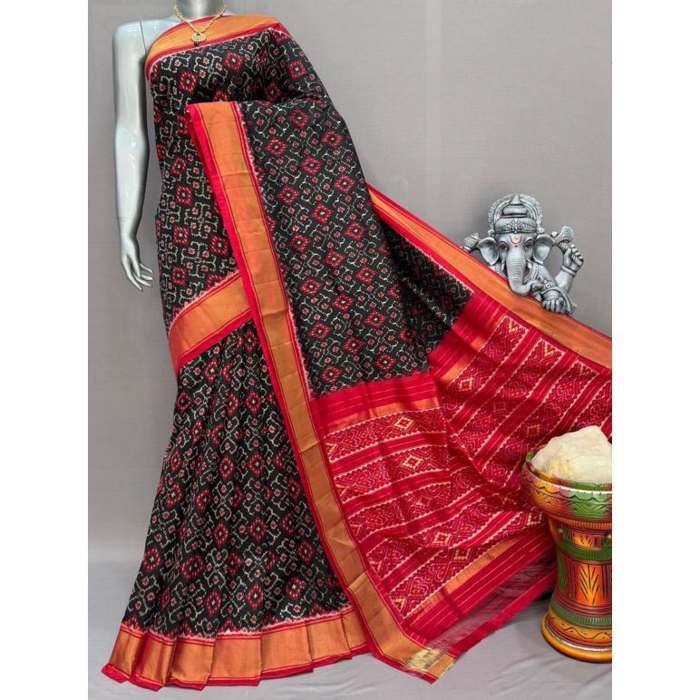 PSNTIDSS5Y21NDCD16- Ikat silk saree