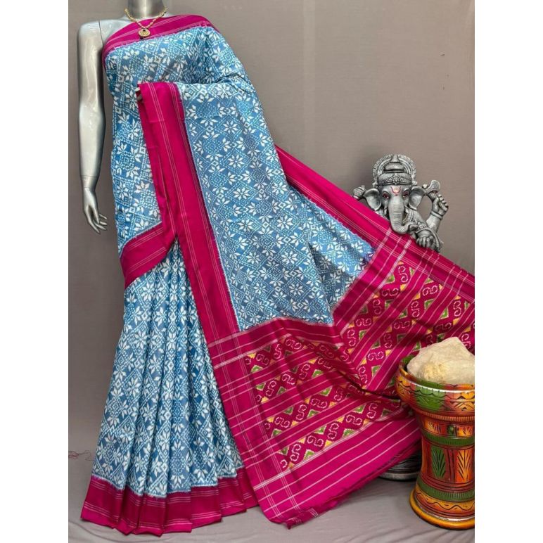 PSNTIDSS5Y21NDCD32- Ikat silk saree