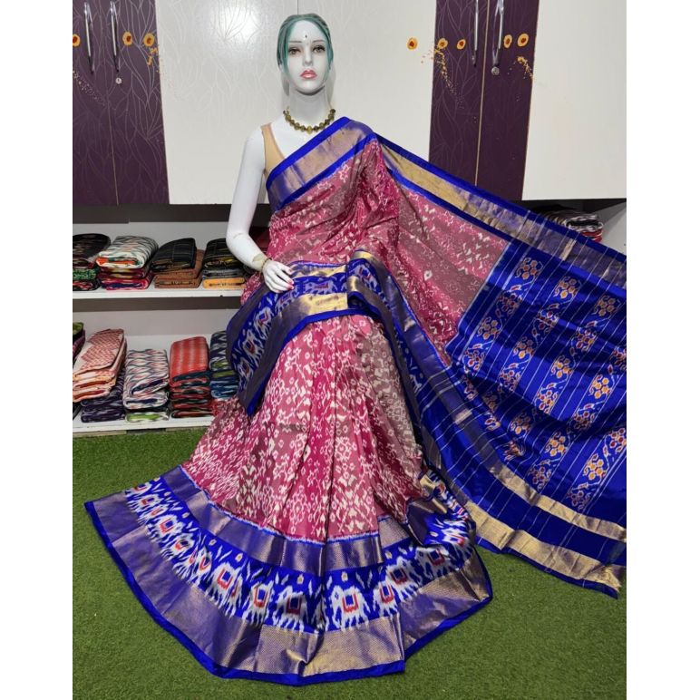 PSRGIDSS5Y20BBCC59- Ikat silk saree