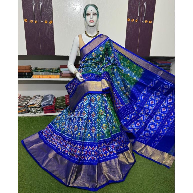 PSRGIDSS5Y20BBCC62- Ikat silk saree