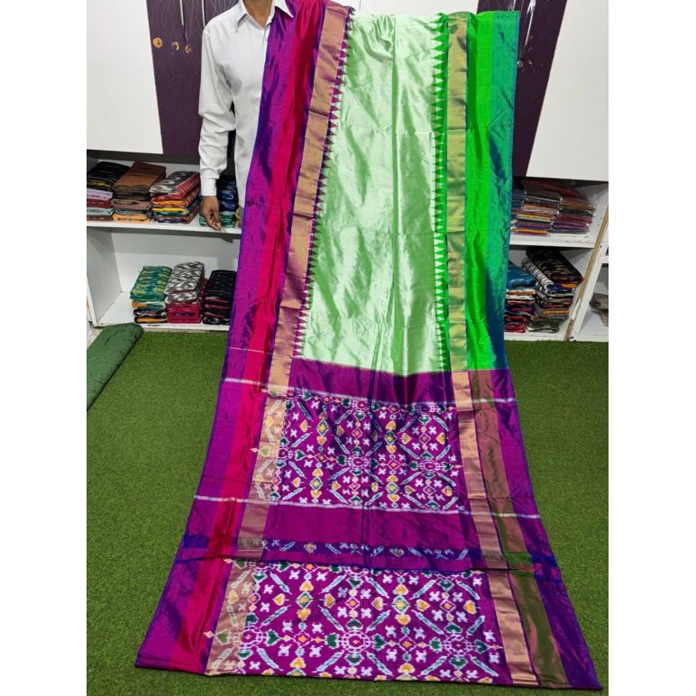 PSRGIDSS5Y21TZDC17- Ikat silk saree
