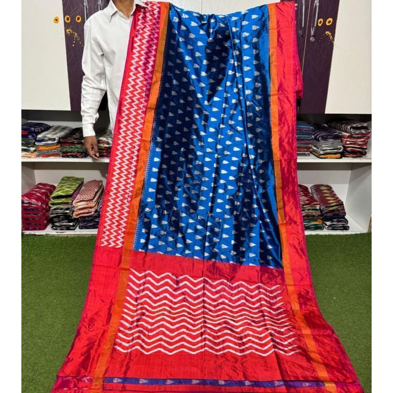 PSRGILWS5Y20XZDC13- light weight Ikat silk saree