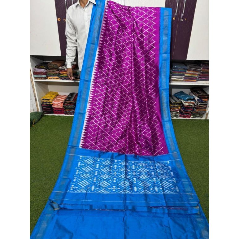 PSRGILWS5Y20XZDC33- light weight Ikat silk saree