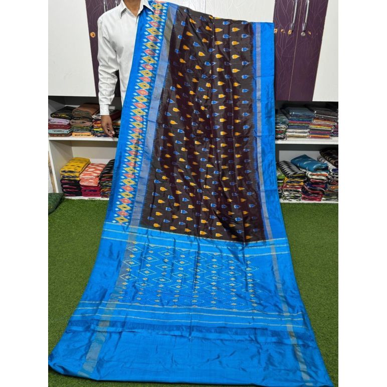 PSRGILWS5Y20XZDC35- light weight Ikat silk saree