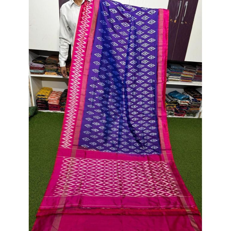 PSRGILWS5Y20XZDC44- light weight Ikat silk saree