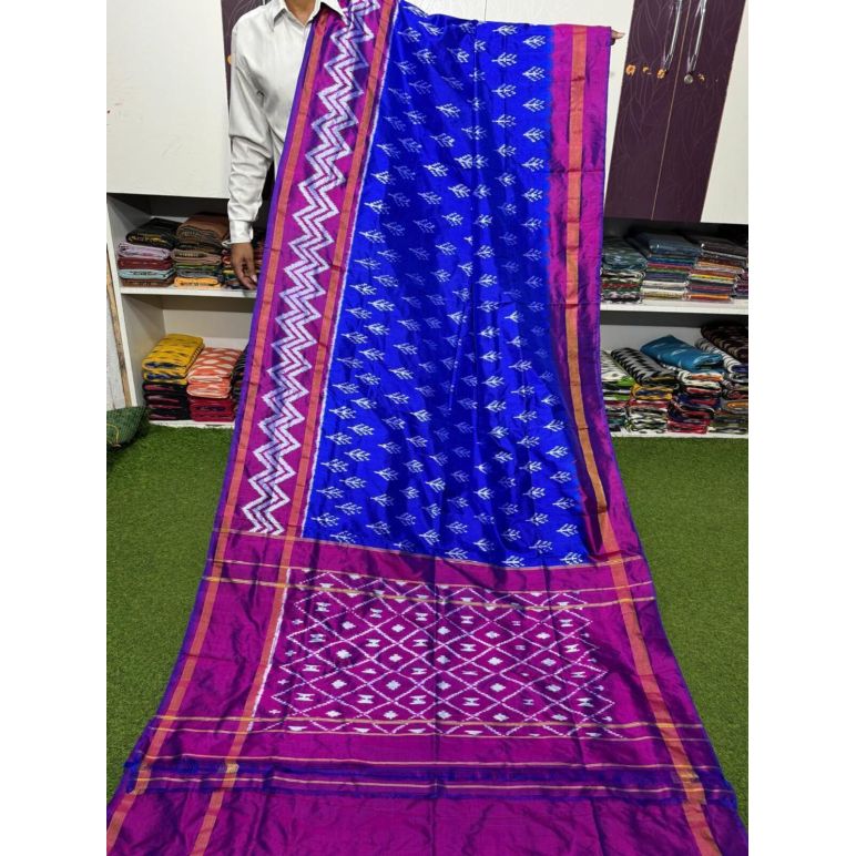 PSRGILWS5Y20XZDC47- light weight Ikat silk saree