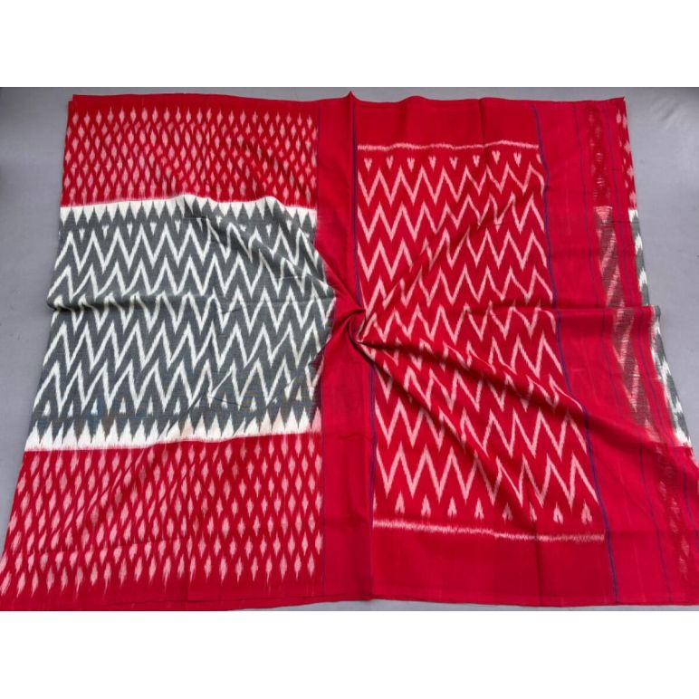 PSSIICTS5Y20INSC09- Ikat cotton saree