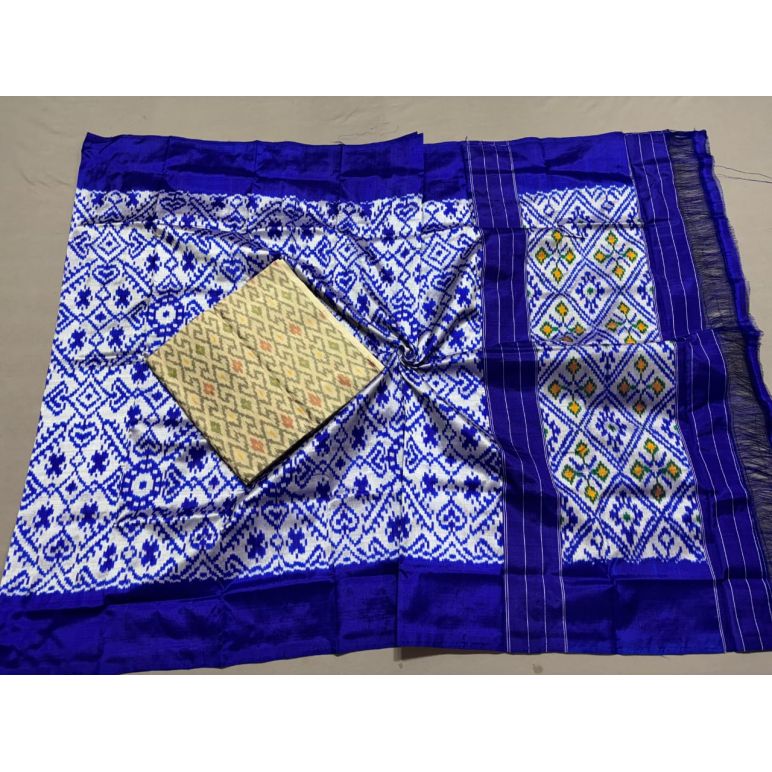 PSSISDST5N05FSDC12- Ikat Silk dupatta with Ikat sico top