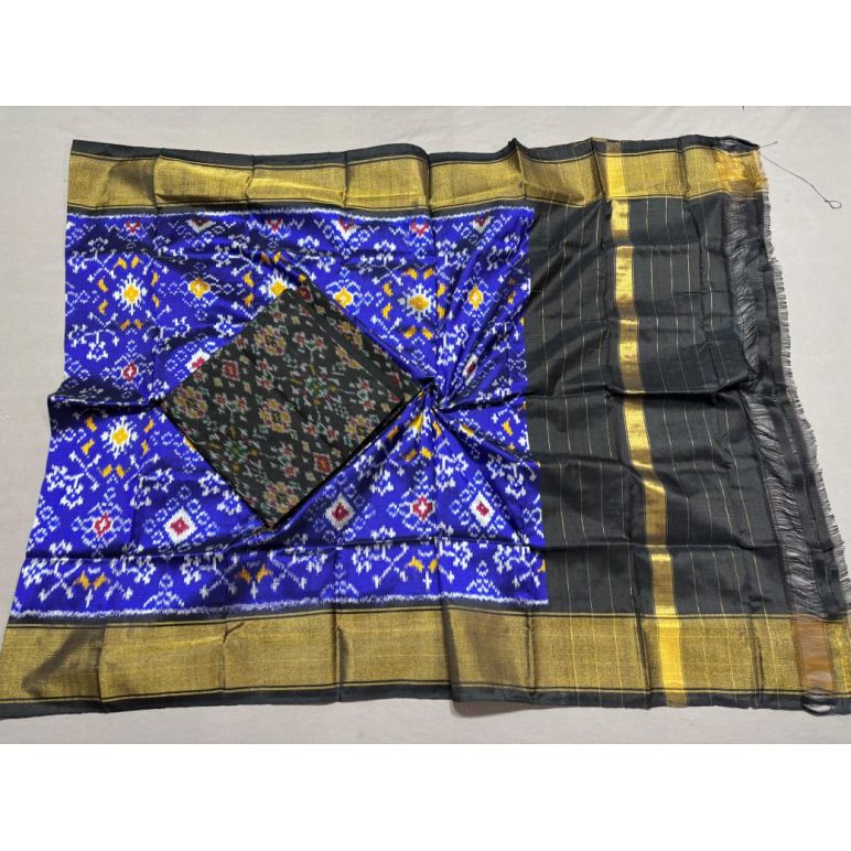 PSSISDST5N05FSDC21- Ikat Silk dupatta with Ikat sico top