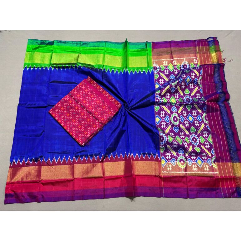 PSSISDST5Y21FSDC20- Ikat Silk dupatta with Ikat sico top