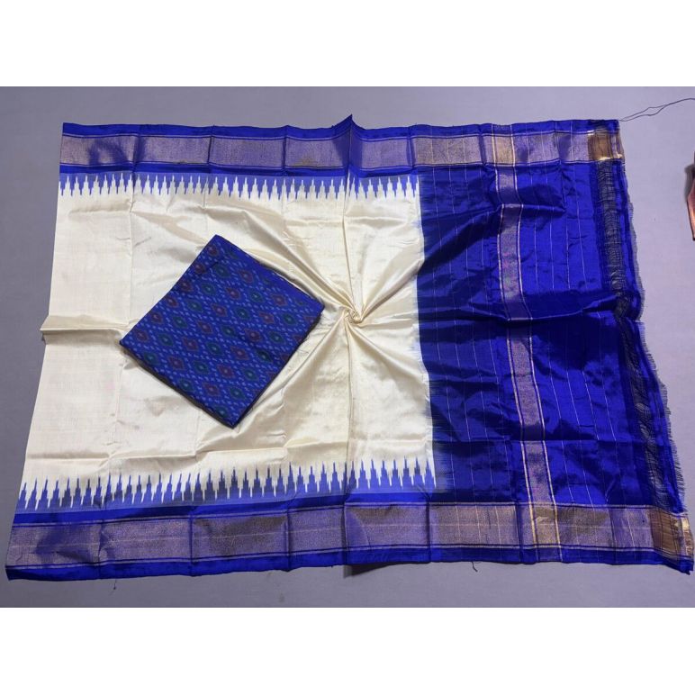 PSSISDST5Y21FSDC32- Ikat Silk dupatta with Ikat sico top