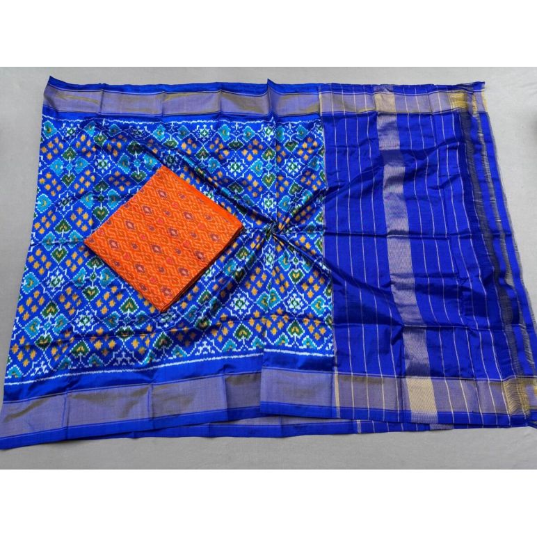 PSSISDST5Y21FSDC48- Ikat Silk dupatta with Ikat sico top