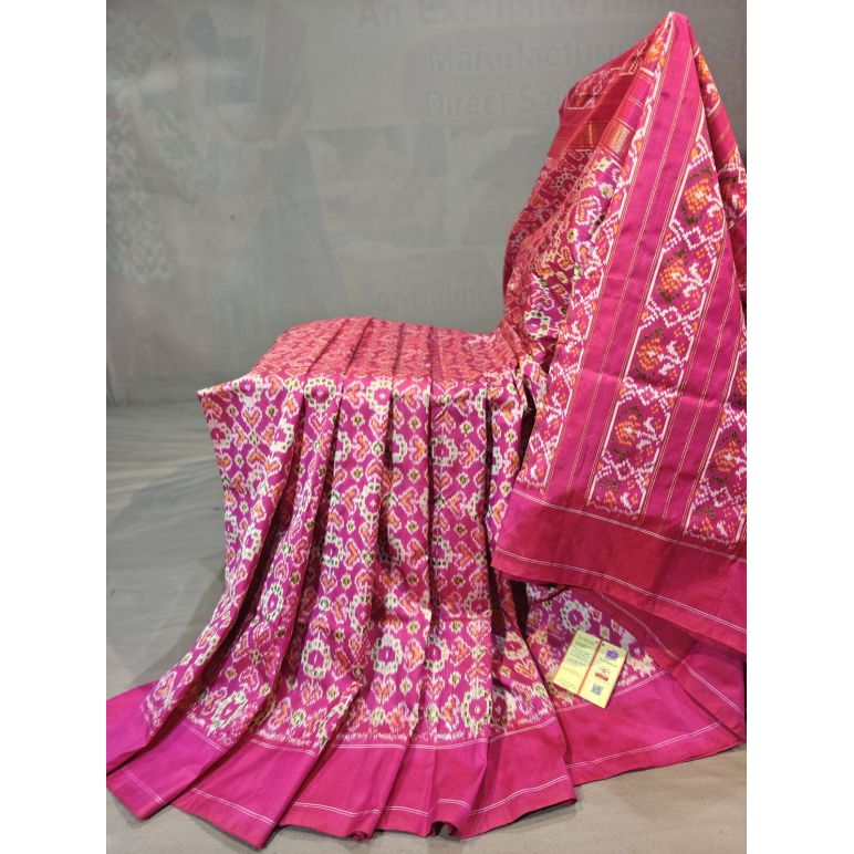 PGMRIDSS5N02TSCD37- Ikat silk saree