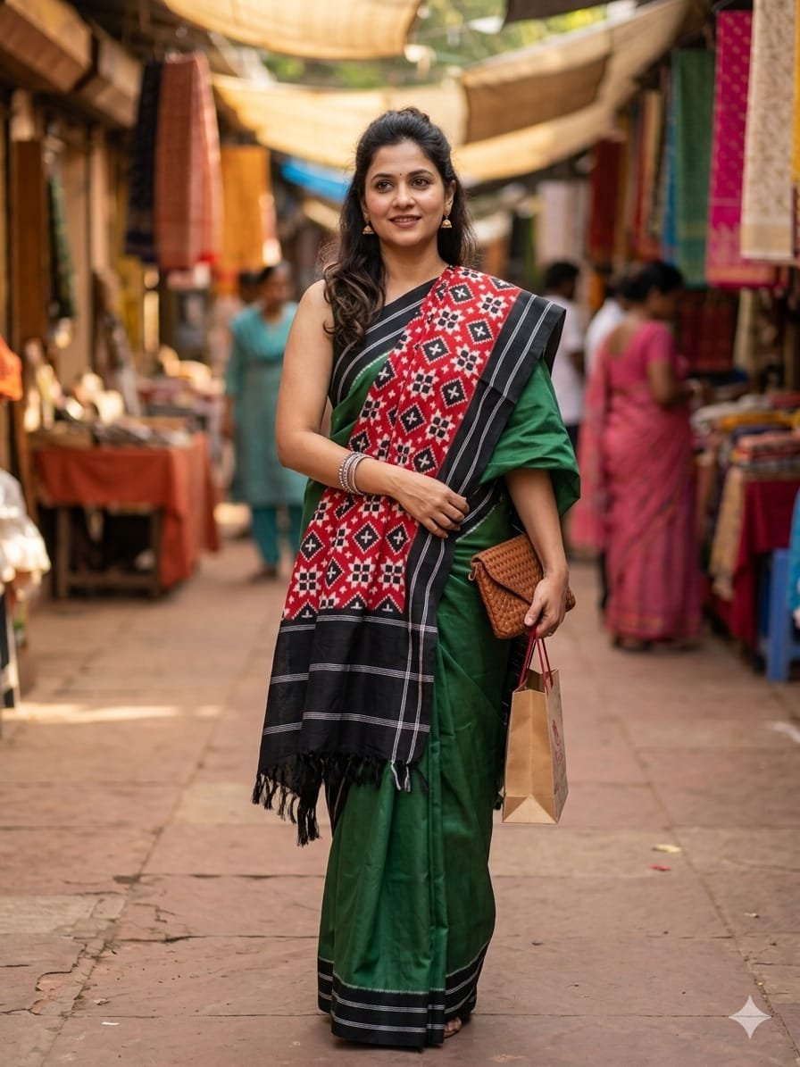 Cotton Dupatta - PSSIY22-ICDPDIBCC-19