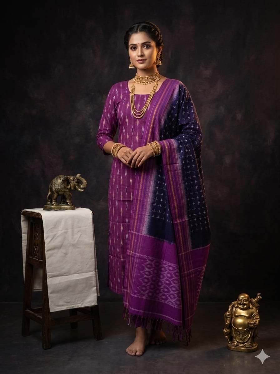 Cotton Salwar - PGMRY19-CS3PDIECD-21