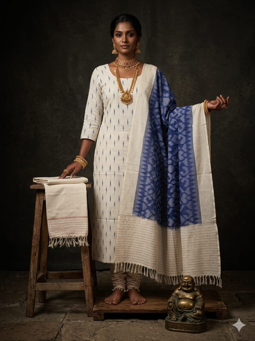 Cotton Salwar - PGMRY19-CS3PDIECD-35