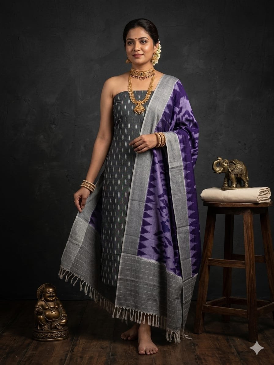 Cotton Salwar - PGMRY19-CS3PDIECD-53