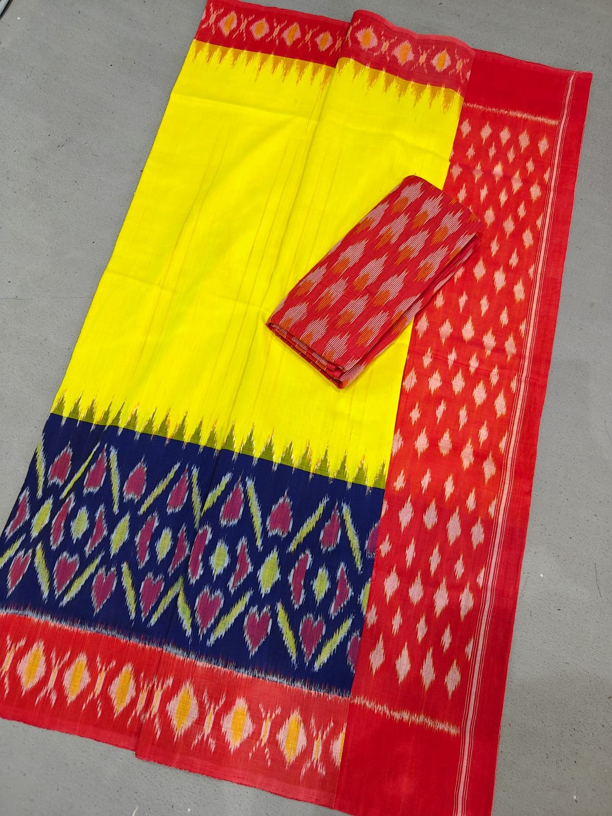 Cotton Saree - PGMRL11-ICTSCZDDC-05