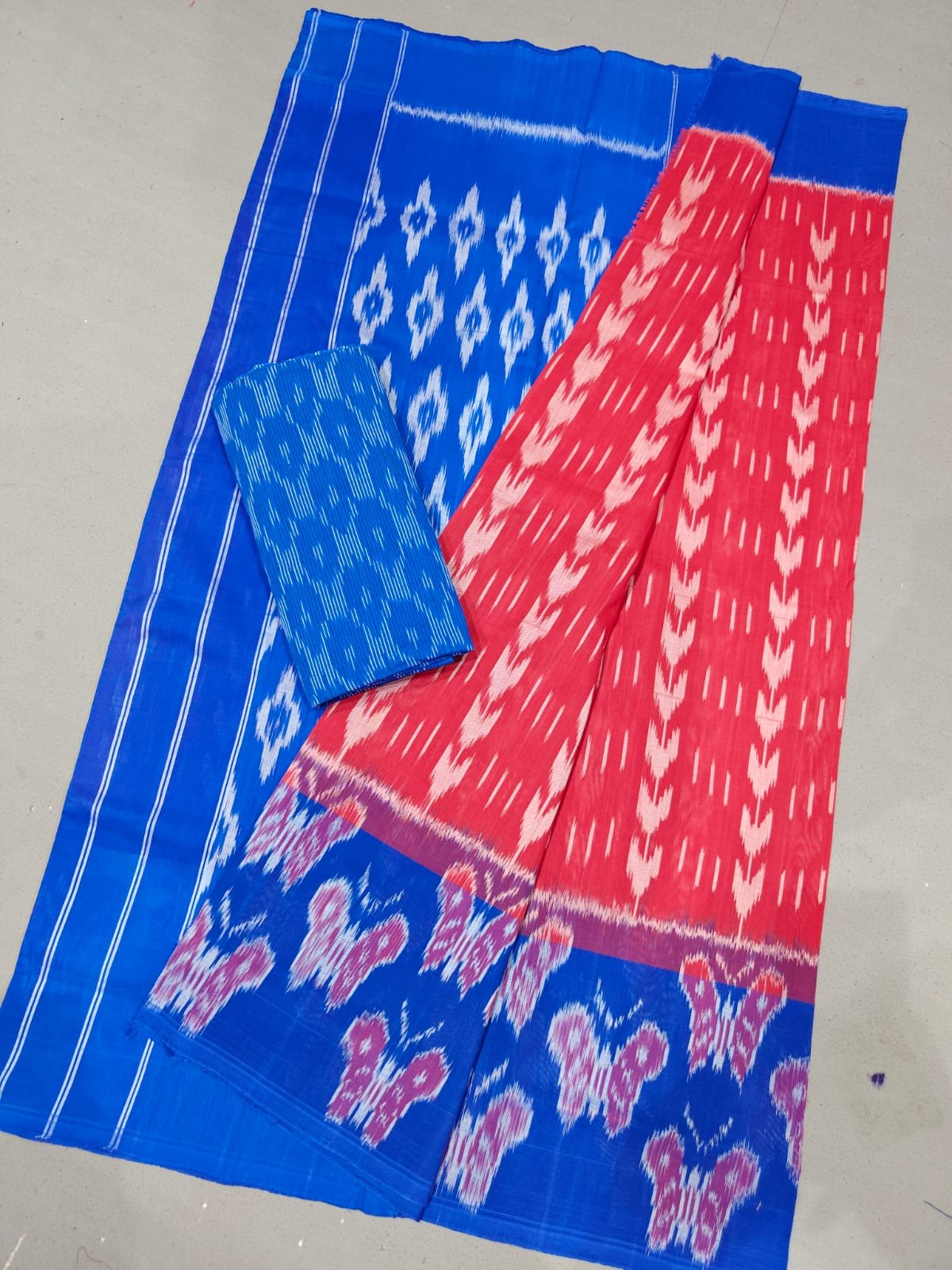 Cotton Saree - PGMRL11-ICTSCZDDC-40
