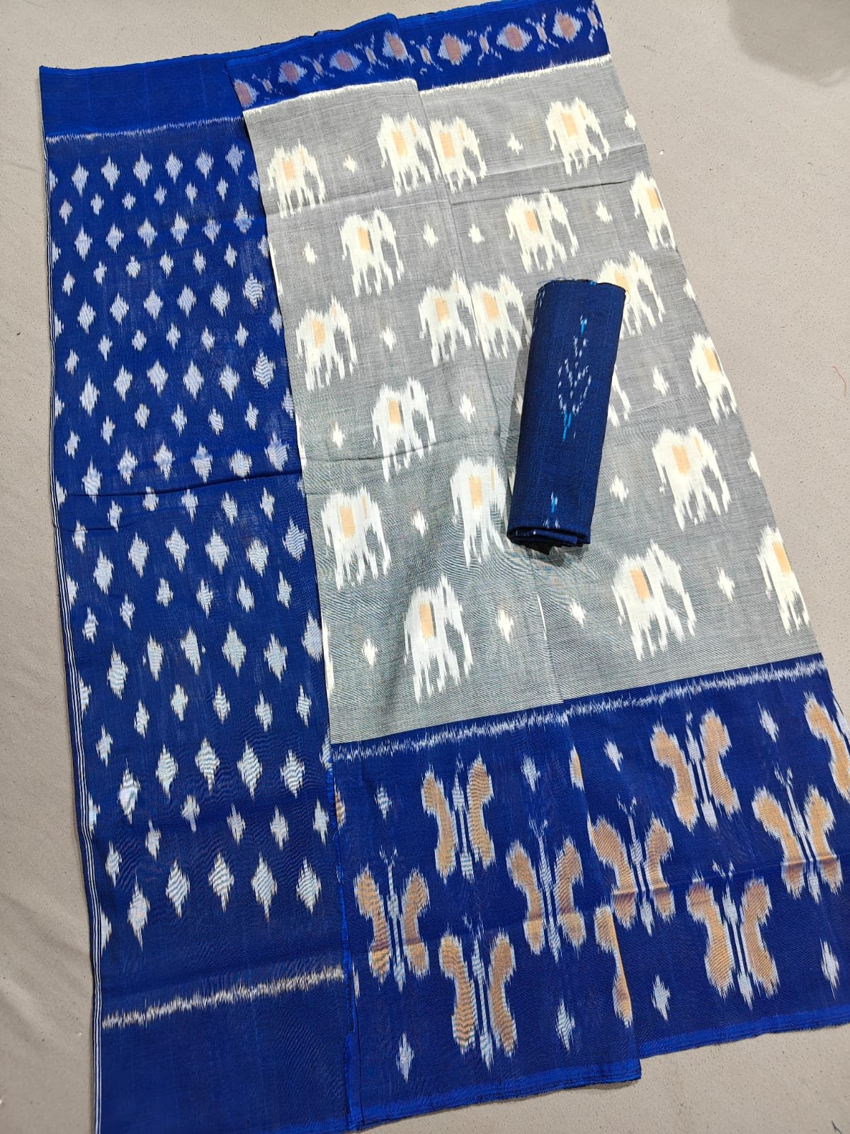 Cotton Saree - PGMRN09-ICTSDZDCD-18