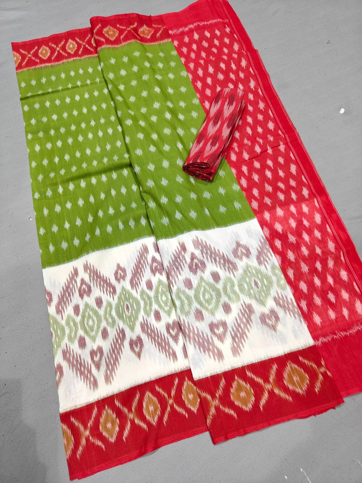 Cotton Saree - PGMRY23-ICTSCZDDC-45