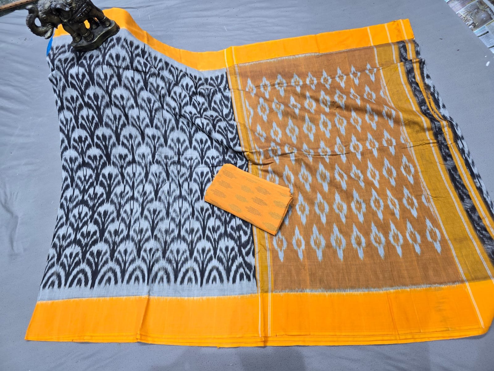 Cotton Saree - PGMRY23-ICTSCZDDC-78