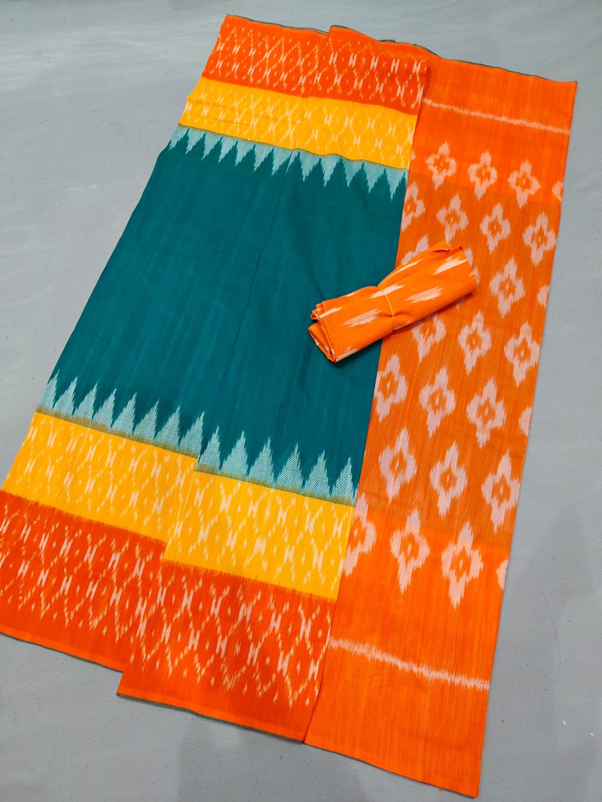 Cotton Saree - PGMRY26-ICTSCZDCD-16