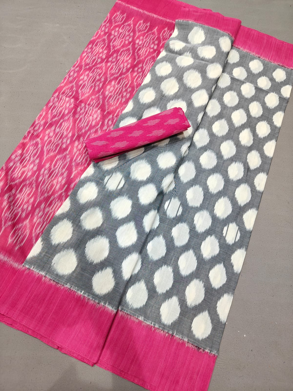 Cotton Saree - PGMRY26-ICTSCZDCD-31