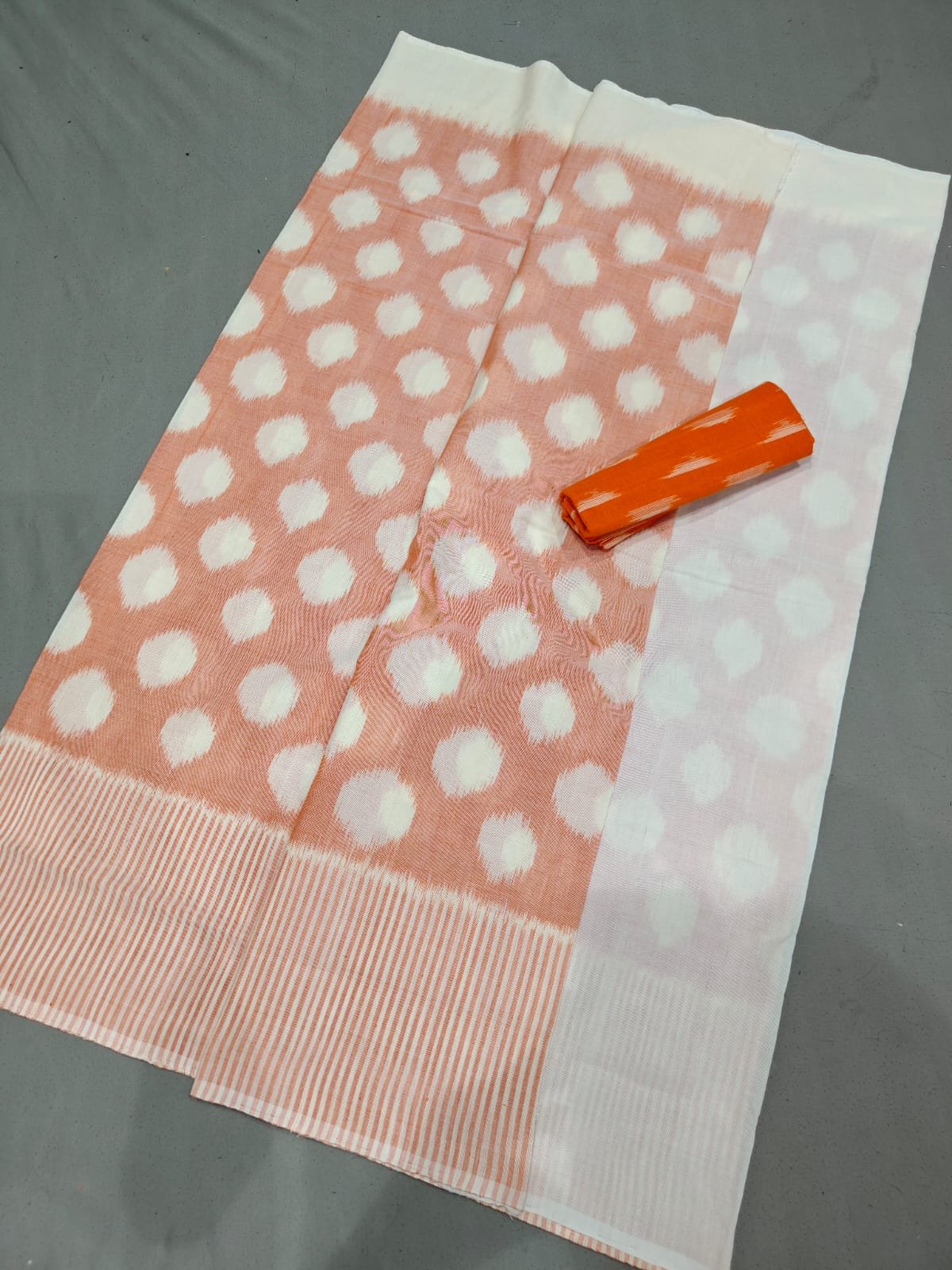 Cotton Saree - PGMRY29-ICTSDZDCD-26