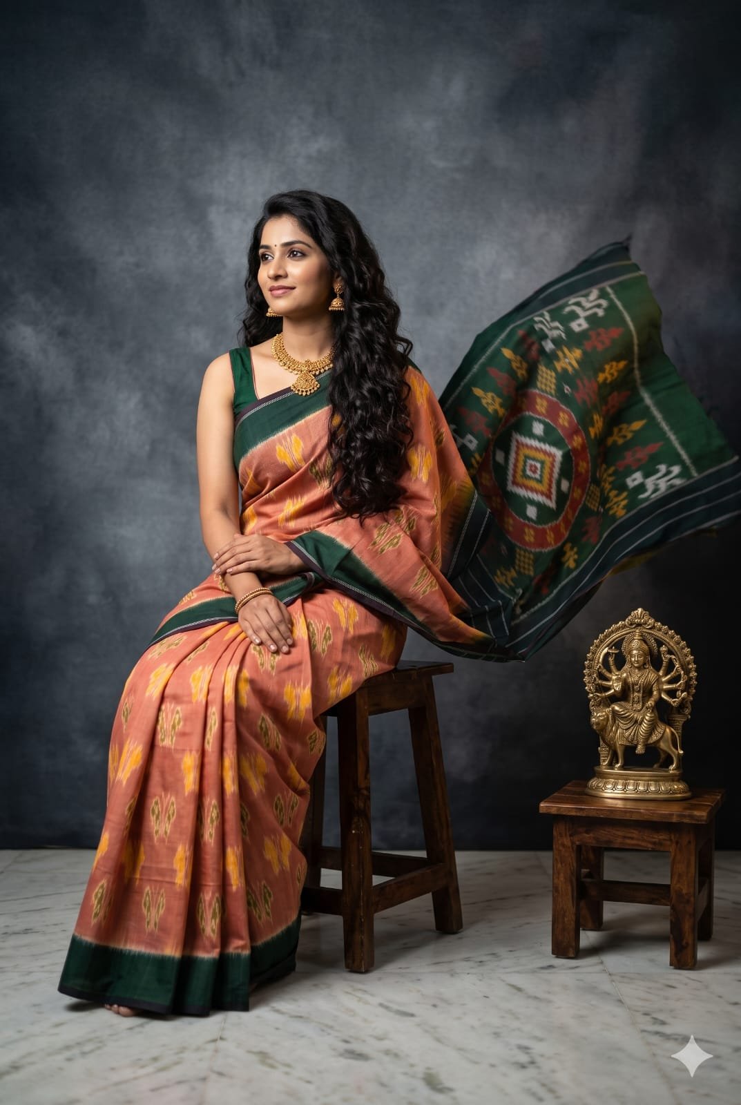 Cotton Saree - PKISO21-ICTSDZNSC-07