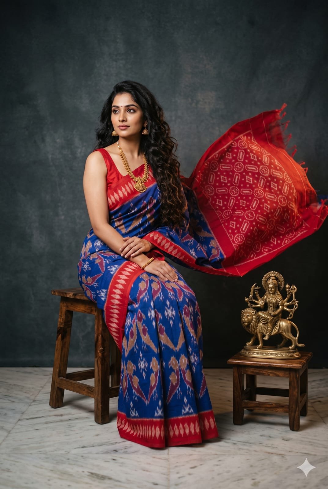Cotton Saree - PKISO21-ICTSDZNSC-14