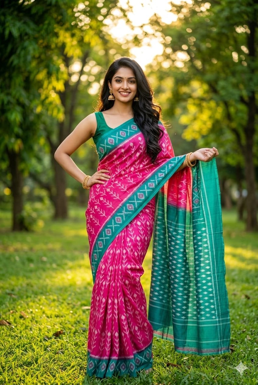 Cotton Saree - PRIHG26-ICTSCZZCC-01