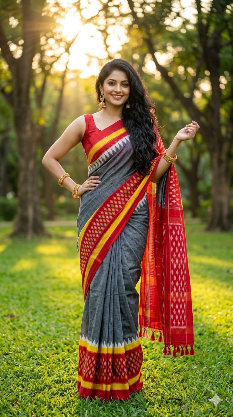 Cotton Saree - PRIHG26-ICTSCZZCC-02