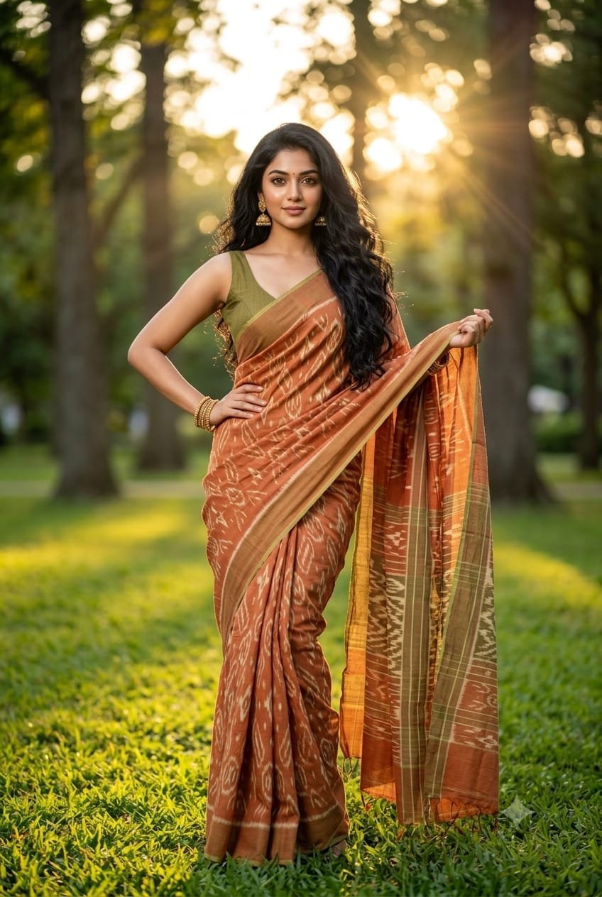 Cotton Saree - PRIHG26-ICTSCZZCC-05
