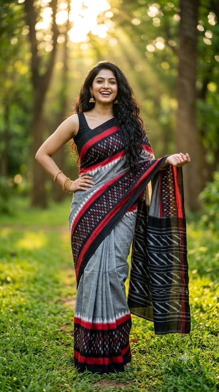 Cotton Saree - PRIHG26-ICTSCZZCC-07