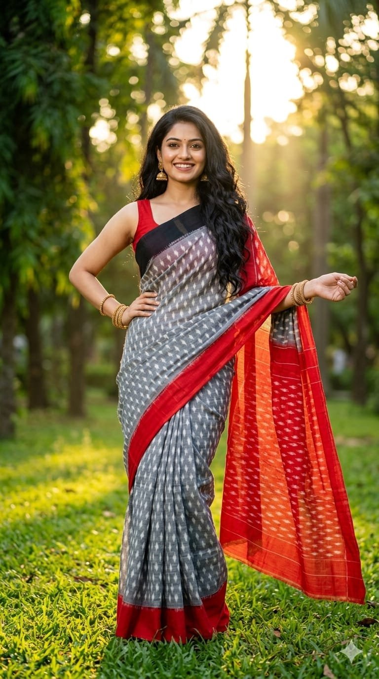 Cotton Saree - PRIHG26-ICTSCZZCC-08