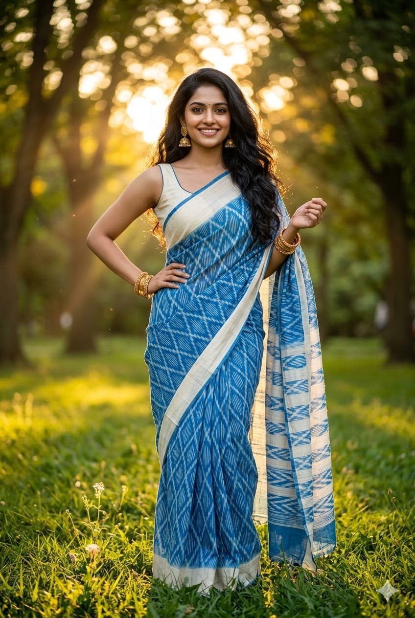 Cotton Saree - PRIHG26-ICTSCZZCC-09