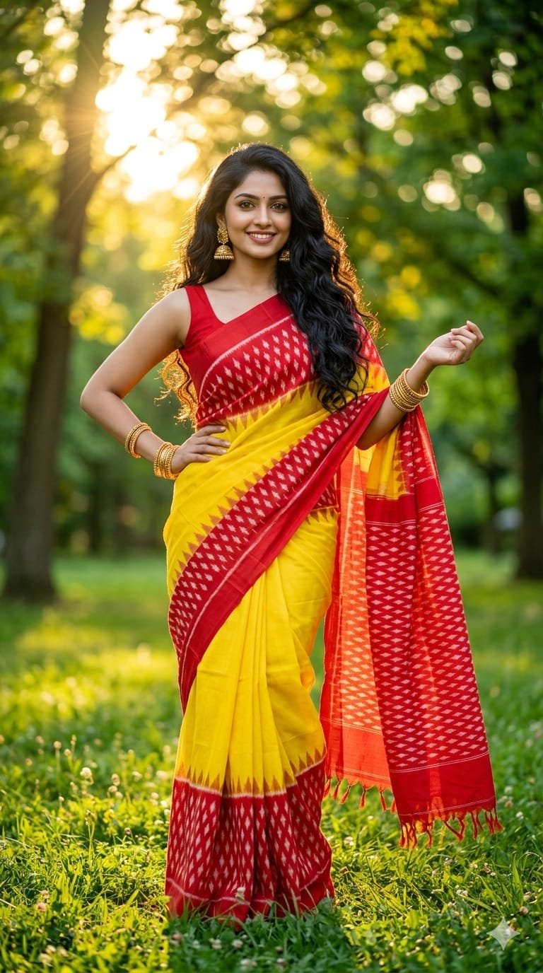 Cotton Saree - PRIHG26-ICTSCZZCC-11