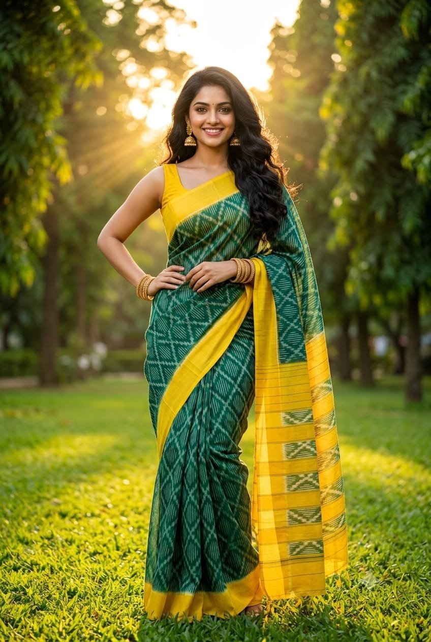 Cotton Saree - PRIHG26-ICTSCZZCC-17