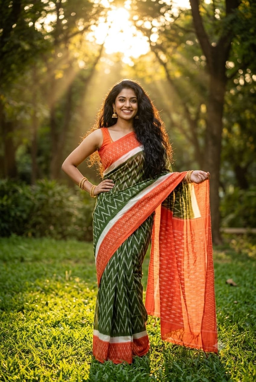 Cotton Saree - PRIHG26-ICTSCZZCC-18
