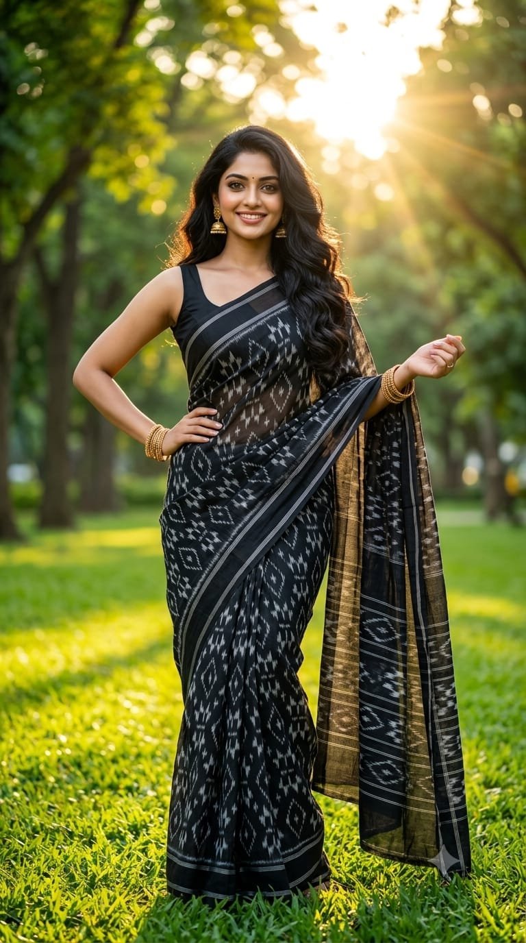 Cotton Saree - PRIHG26-ICTSCZZCC-19