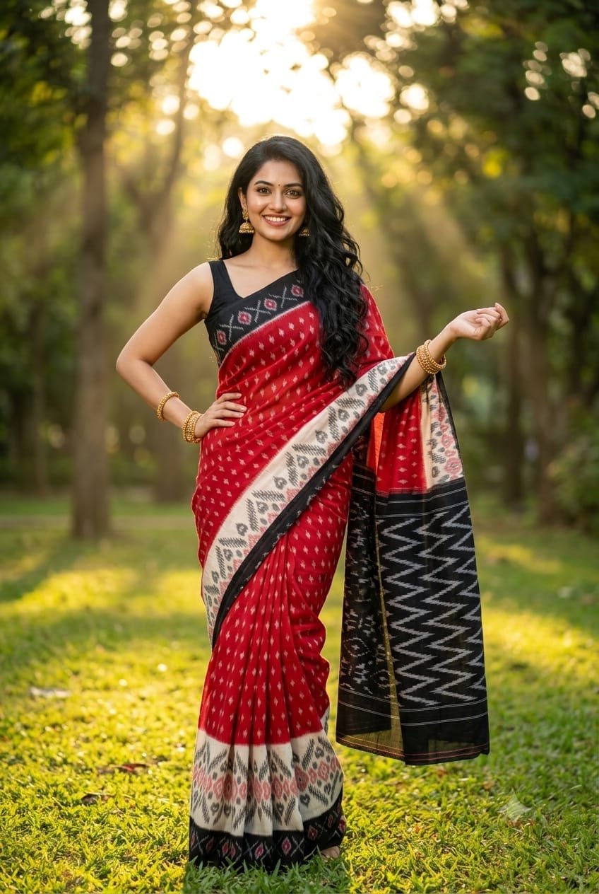 Cotton Saree - PRIHG26-ICTSCZZCC-30
