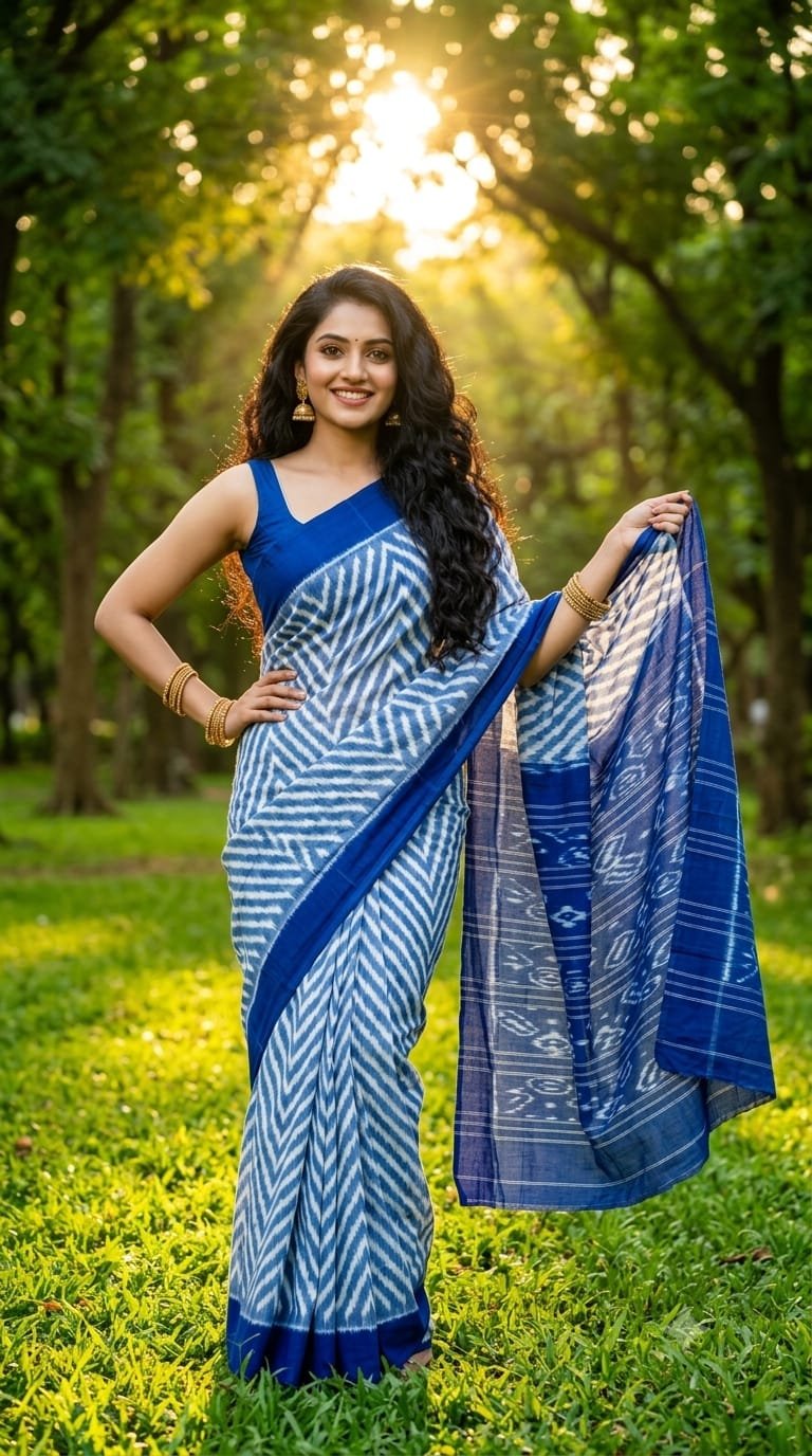 Cotton Saree - PRIHG26-ICTSCZZCC-32