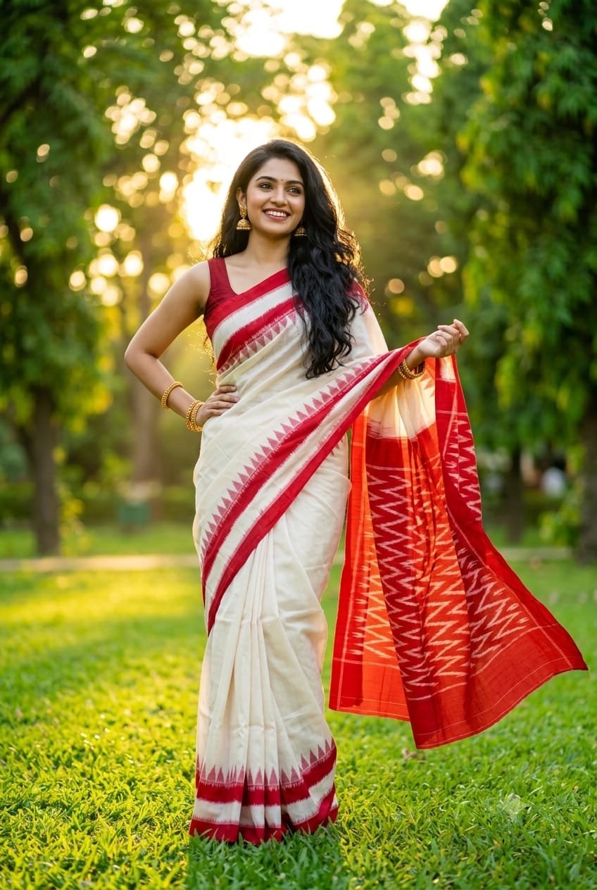 Cotton Saree - PRIHG26-ICTSCZZCC-33