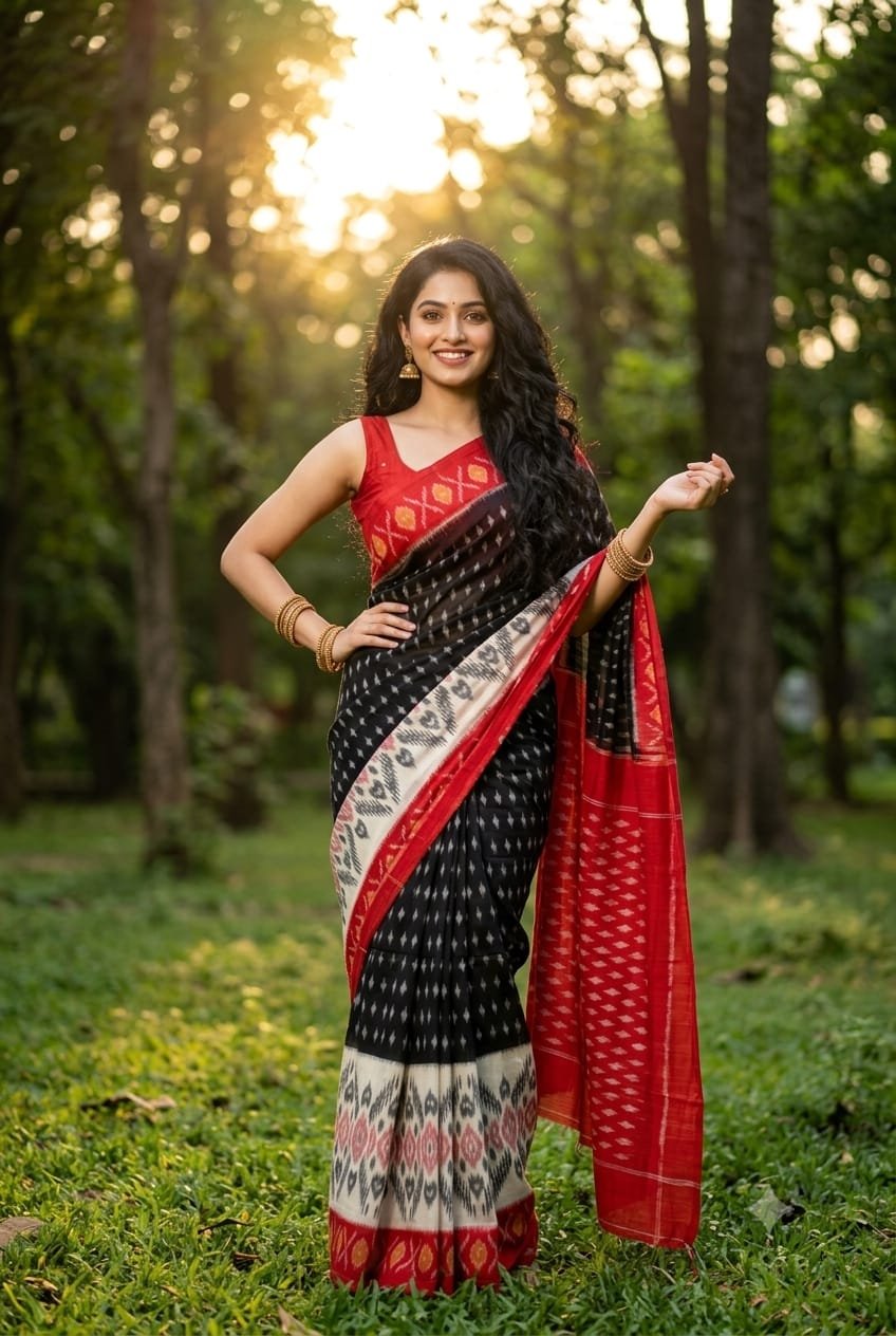 Cotton Saree - PRIHG26-ICTSCZZCC-36