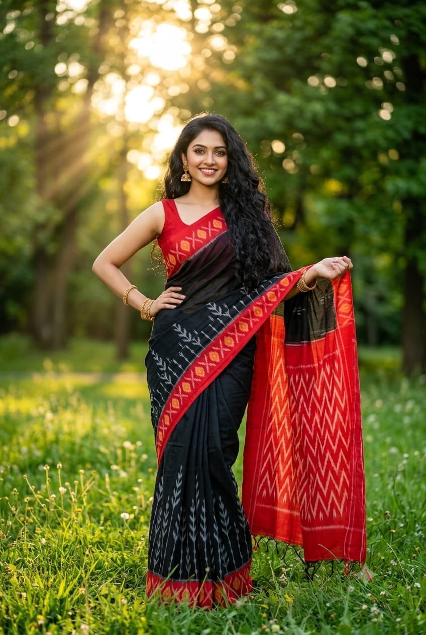Cotton Saree - PRIHG26-ICTSCZZCC-39