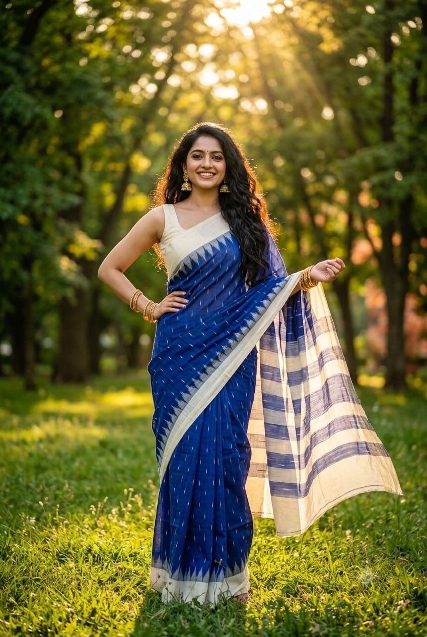 Cotton Saree - PRIHG26-ICTSCZZCC-40