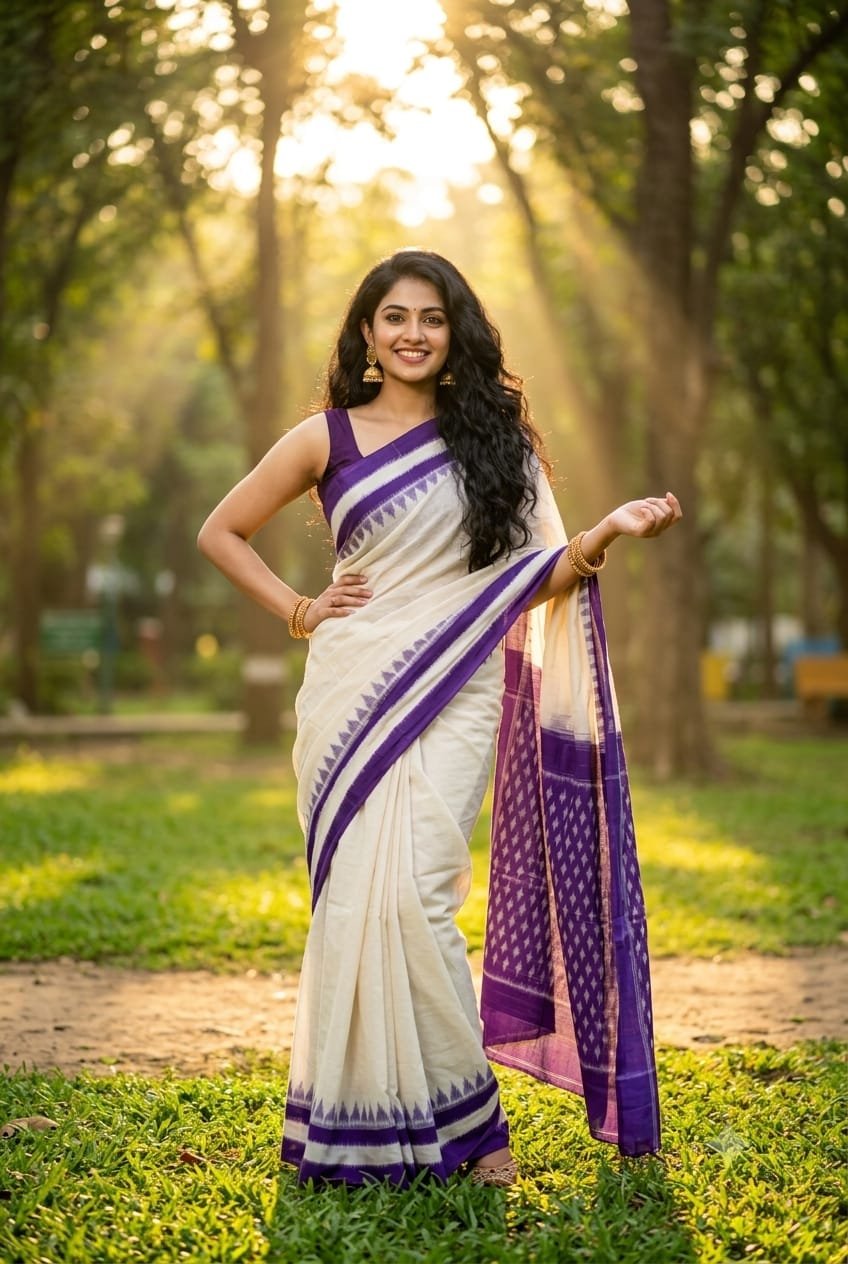 Cotton Saree - PRIHG26-ICTSCZZCC-42