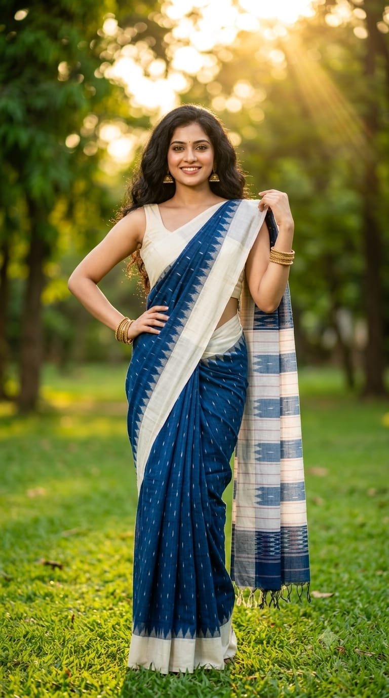 Cotton Saree - PRIHG26-ICTSCZZCC-44