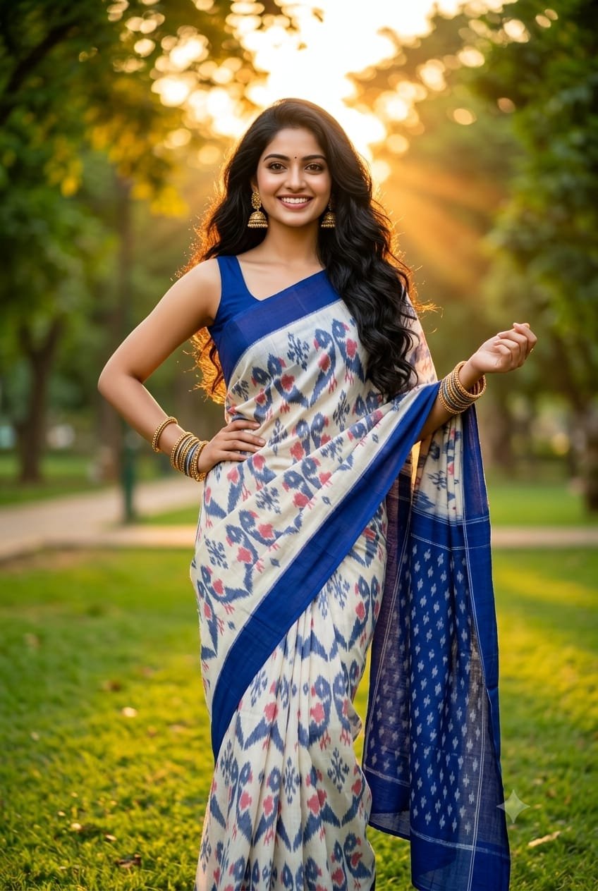 Cotton Saree - PRIHL09-ICTSCZCDC-34
